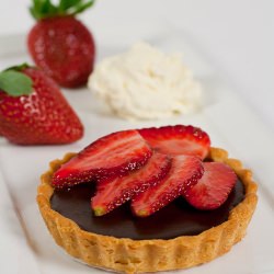 Chocolate Ganache & Strawberry Tart