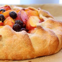 Peaches Shine in Galette