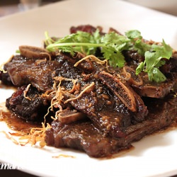 Beef Ribs, Slow-Braised