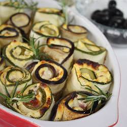 Rolls with Zucchini and Eggplant