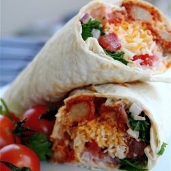 Buffalo “Chicken” Ranch Wraps