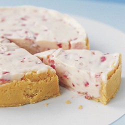 White Choc V& Strawberry Cheesecake