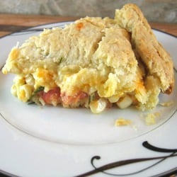 Tomato and Corn Pie