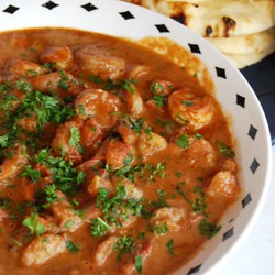 Tandoori Shrimps, Butter Sauce