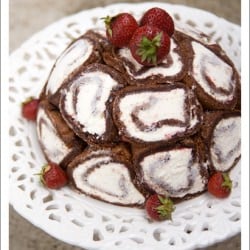 Swiss Swirl Ice-Cream Cake