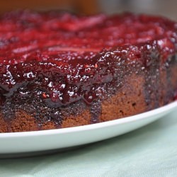Nectarine-Raspberry Gingerbread