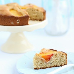Dimply Peach Cake