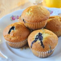 Blueberry Lavender Muffins