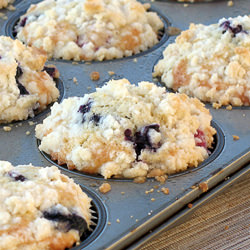 Brown Butter Mixed Berry Muffins