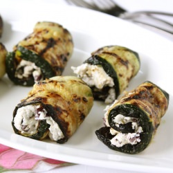 Grilled Zucchini Rolls