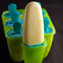 Banana Mango Yogurt Popsicles