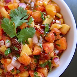 Chipotle Peach Salsa