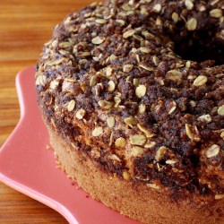 Rhubarb Streusel Coffee Cake