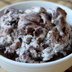 Double Chocolate Brownie Ice Cream