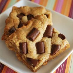 Peanut Butter Blondies