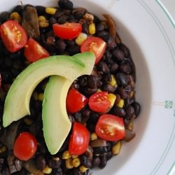 Beer Glazed Black Beans