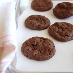 Double Chocolate Cherry Cookies