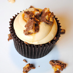 Snickers Cupcakes