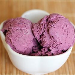 Blueberry Sour Cream Ice Cream