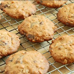 Banana Walnut Chocolate Cookies