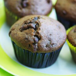 Mocha Muffins with Chocolate Chips