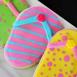 Flip Flop Sugar Cookies