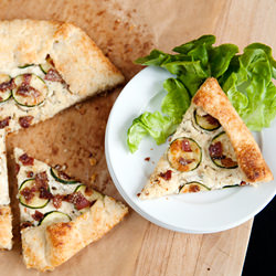 Savory Goat Cheese Parmesan Galette
