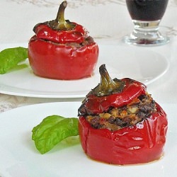 Mince-Meat Stuffed Peppers