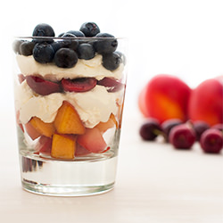 Fruit Salad with Creme Fraiche