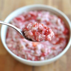 Red Berry Risotto Oatmeal