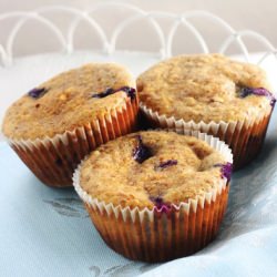 Whole Grain & Flax Blueberry Muffin