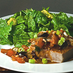 Swordfish with Portuguese Sauce