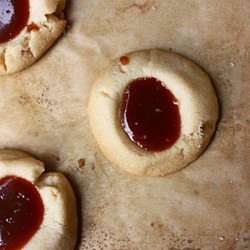 Salted Caramel Thumbprint Cookies