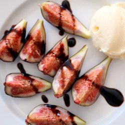 Figs, Mascarpone and Balsamic