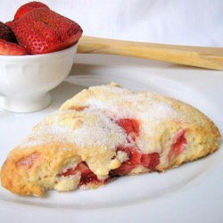 Lemon-scented Strawberry Scones