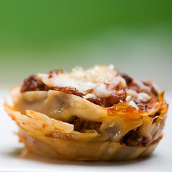 Lasagna Cupcakes