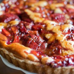 Peach Cream Cheese Tart