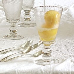 Pear Sorbet and Spumante
