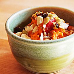Raw Sweet Potato Salad
