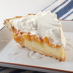 Peach Cream Pie