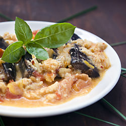 Indonesian Chili Fried Eggplant