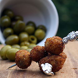 Fried Olives Filled w/Cheese & Herbs