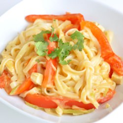 Red Coconut Curry Noodles