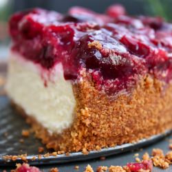 Lemon Cherry Cheesecake