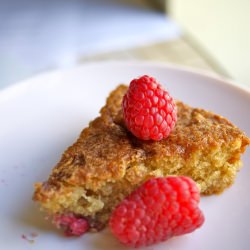 Raspberry Buttermilk Cake
