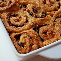 Apricot Blueberry Rolled Up Cobbler
