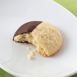 Choco Dipped Lime Cardamom Cookies