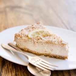 Toasted Coconut & Lemon Mousse Pie