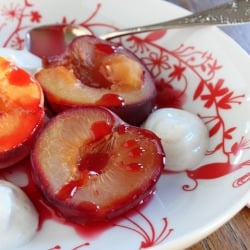 Roasted Plums