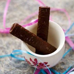 Chocolate Waterthins Wafer Straw